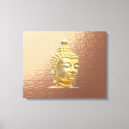 Toile bouddha en marsala (Recto)