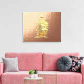 Toile bouddha en marsala (Insitu(Salon))