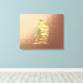 Toile bouddha en marsala (Insitu (Plancher de Bois))