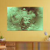 Toile bouddha en vert (Insitu(Salon))