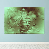 Toile bouddha en vert (Insitu (Plancher de Bois))