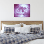 Toile bouddha en violet (Insitu(Chambre))