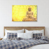 Toile bouddha (jaune) (Insitu(Chambre))