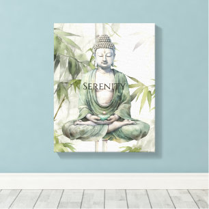 Toile Bouddha Méditation Yoga Yin Yang