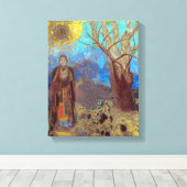 Toile Bouddha | Odilon Redon | (Insitu (Plancher de Bois))