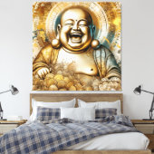 Toile Bouddha riant (Insitu(Chambre))