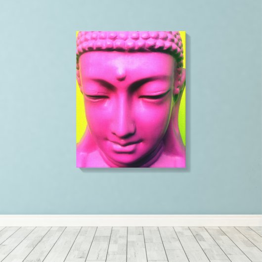 Toile bouddha rose (Insitu (Plancher de Bois))