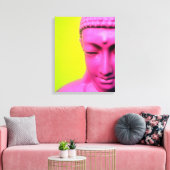 Toile bouddha rose (Insitu(Salon))