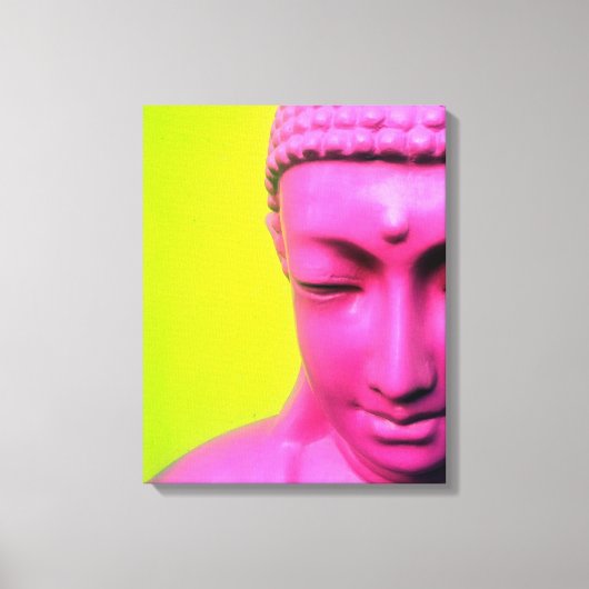 Toile bouddha rose (Recto)