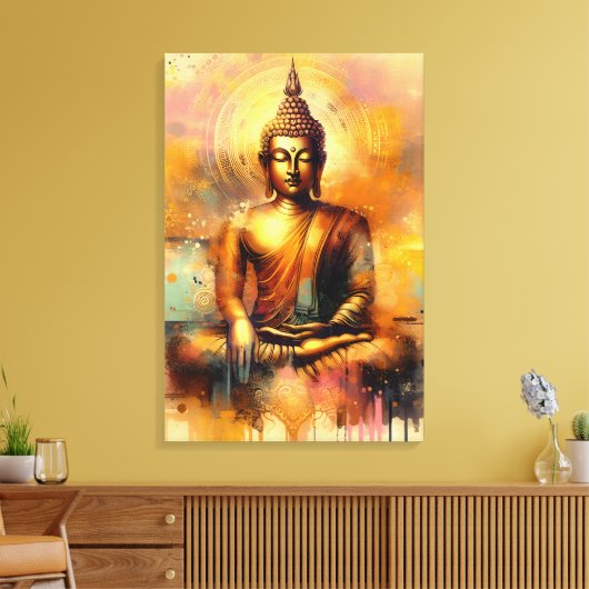 Toile Bouddha spirituel (Insitu(Salon))