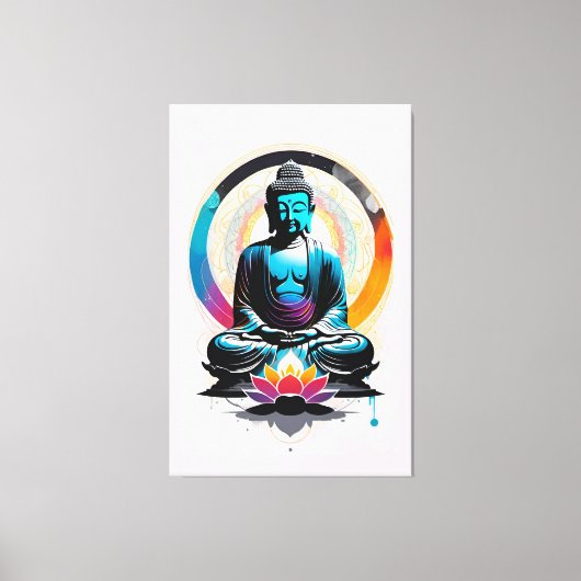 Toile Bouddha Zen Art (Recto)