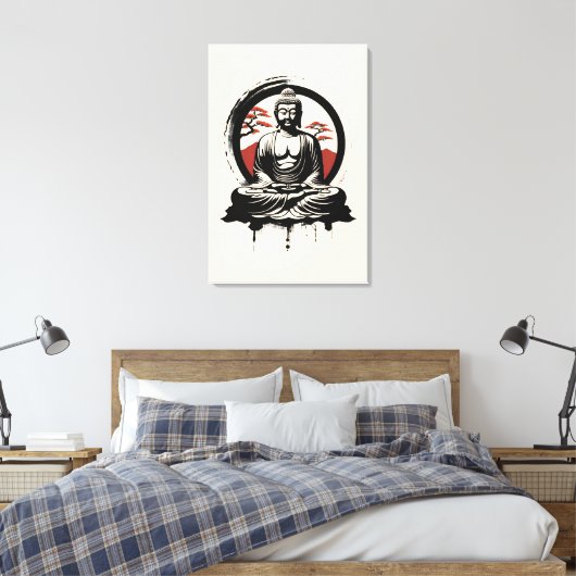 Toile Bouddha Zen japonais  (Insitu(Chambre))