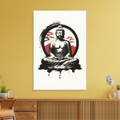 Toile Bouddha Zen japonais  (Insitu(Salon))