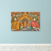 Toile Bouddhas Dans Un Temple (Insitu (Plancher de Bois))