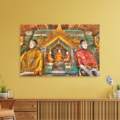 Toile Bouddhas Dans Un Temple (Insitu(Salon))