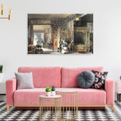 Toile Boudoir et chambre d'hôtes d'une dame de rang, de (Insitu(Salon))