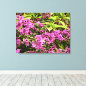 Toile Bougainvillées tropicales violettes (Insitu (Plancher de Bois))