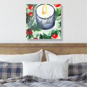 Toile Bougie de Noël (Insitu(Chambre))