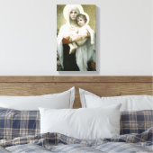 Toile Bouguereau - La Vierge des Rose (Insitu(Chambre))