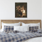 Toile Bouguereau Nymphes et Satyr (Insitu(Chambre))
