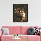 Toile Bouguereau Nymphes et Satyr (Insitu(Salon))