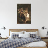 Toile Bouguereau Nymphes et Satyr (Insitu(Chambre))