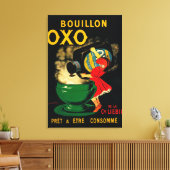 Toile Bouillon OXO Poseter Vintage Europe (Insitu(Salon))