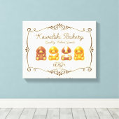 Toile Boulangerie Kowalski - Bichons pour bébés (Insitu (Plancher de Bois))