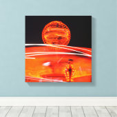 Toile Boule de feu (Insitu (Plancher de Bois))