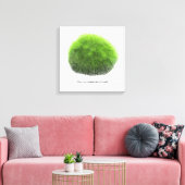 Toile Boule de mousse Marimo dessinée à la main  (Insitu(Salon))