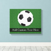 Toile Boule de soccer personnalisée (Insitu (Plancher de Bois))