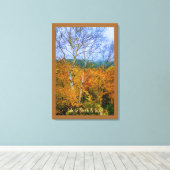 Toile Bouleau blanc et or (Insitu (Plancher de Bois))