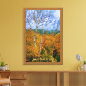 Toile Bouleau blanc et or (Insitu(Salon))