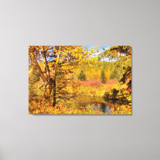 Toile Bouleau d'automne (Recto)