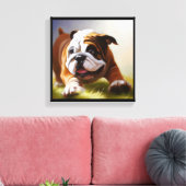 Toile Bouledogue (Insitu(Salon))