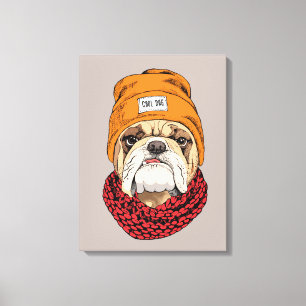 Toile Bouledogue frais