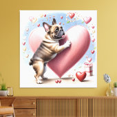 Toile Bouledogue français maladie de Hirschsprung French (Insitu(Salon))