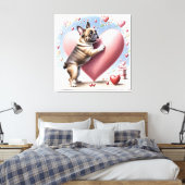 Toile Bouledogue français maladie de Hirschsprung French (Insitu(Chambre))