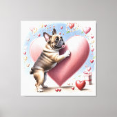 Toile Bouledogue français maladie de Hirschsprung French (Recto)