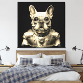 Toile Bouledogue français robot (Insitu(Chambre))