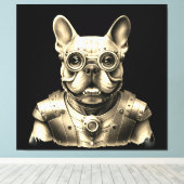 Toile Bouledogue français robot (Insitu (Plancher de Bois))