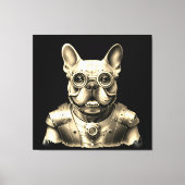 Toile Bouledogue français robot (Recto)