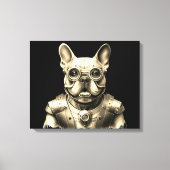 Toile Bouledogue français robot (Recto)