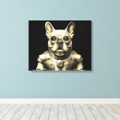 Toile Bouledogue français robot (Insitu (Plancher de Bois))