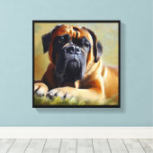 Toile Bouledogue Mastiff (Insitu (Plancher de Bois))