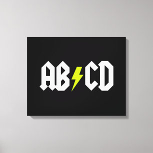 Toile Boulon jaune ACDC