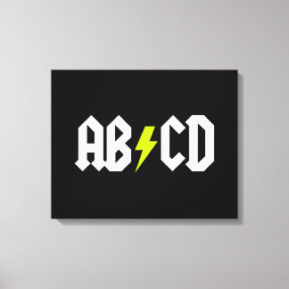 Toile Boulon jaune ACDC