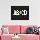 Toile Boulon jaune ACDC (Insitu(Salon))