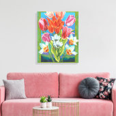 Toile Bouquet à la frontière III (Insitu(Salon))