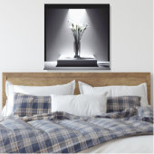 Toile Bouquet Blanc Calla Lily À La Lumière Du Jour (Insitu(Chambre))